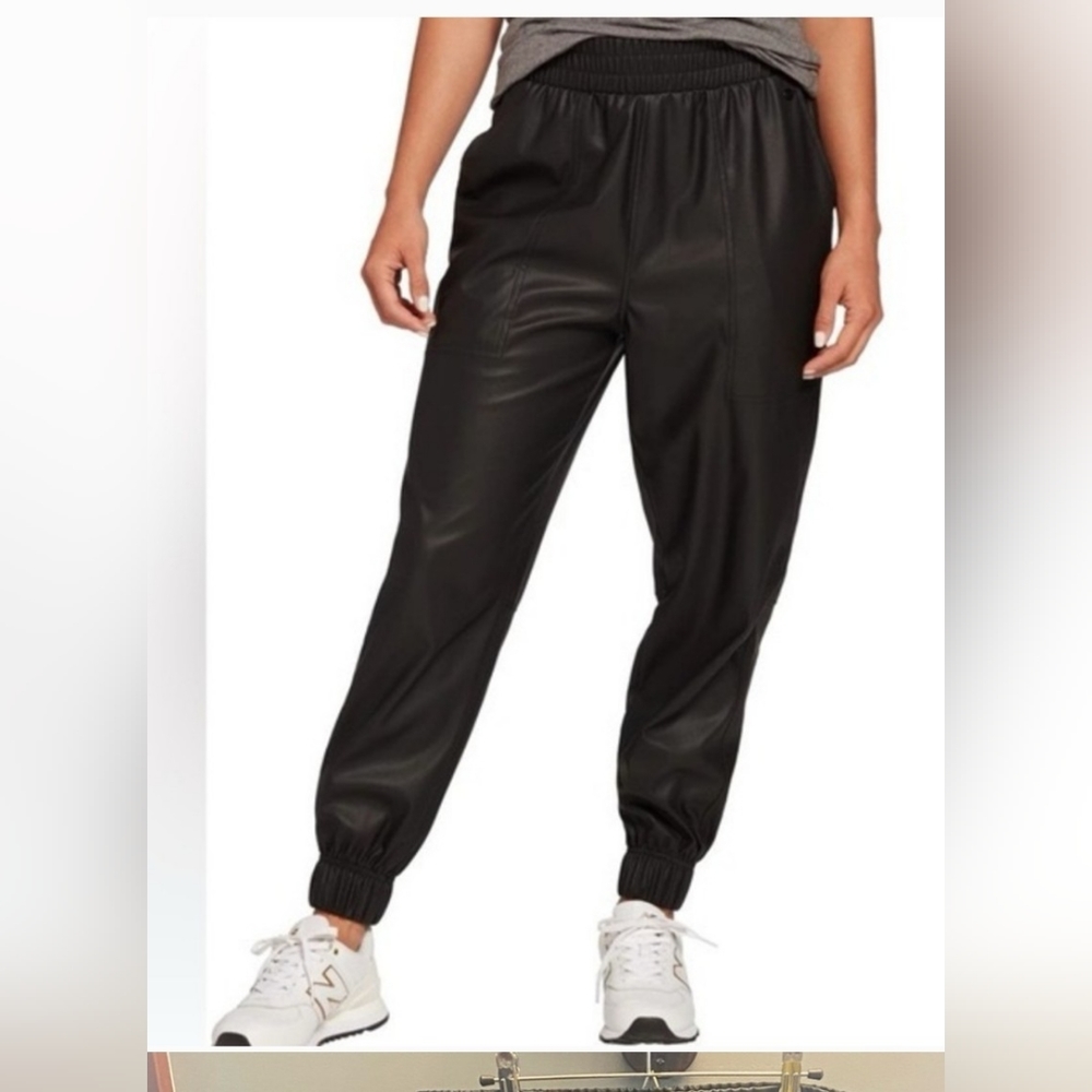 Calia ladies leather joggers  sz S